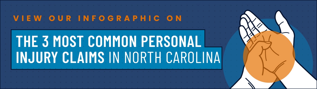 The 3 Most Common Personal Injury Claims in North Carolina